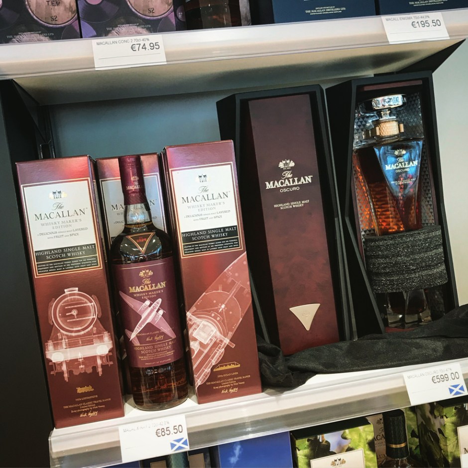 EDF Duty Free Paradise on Helgoland (Whisky Scotch Macallan Glendiddich Shop Store)