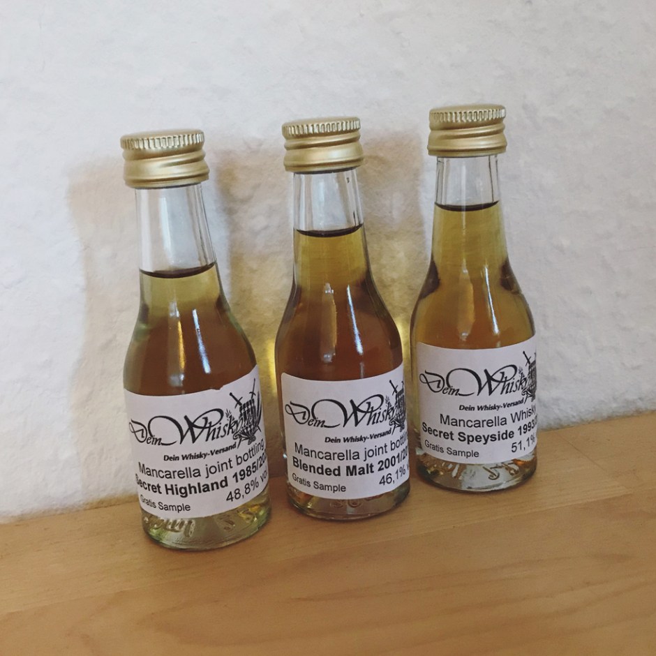 Exclusive Joint Bottlings by DeinWhisky.de & Mancarella (Single Malt Blended Scotch Whisky Sherry Tasting Notes BarleyMania)