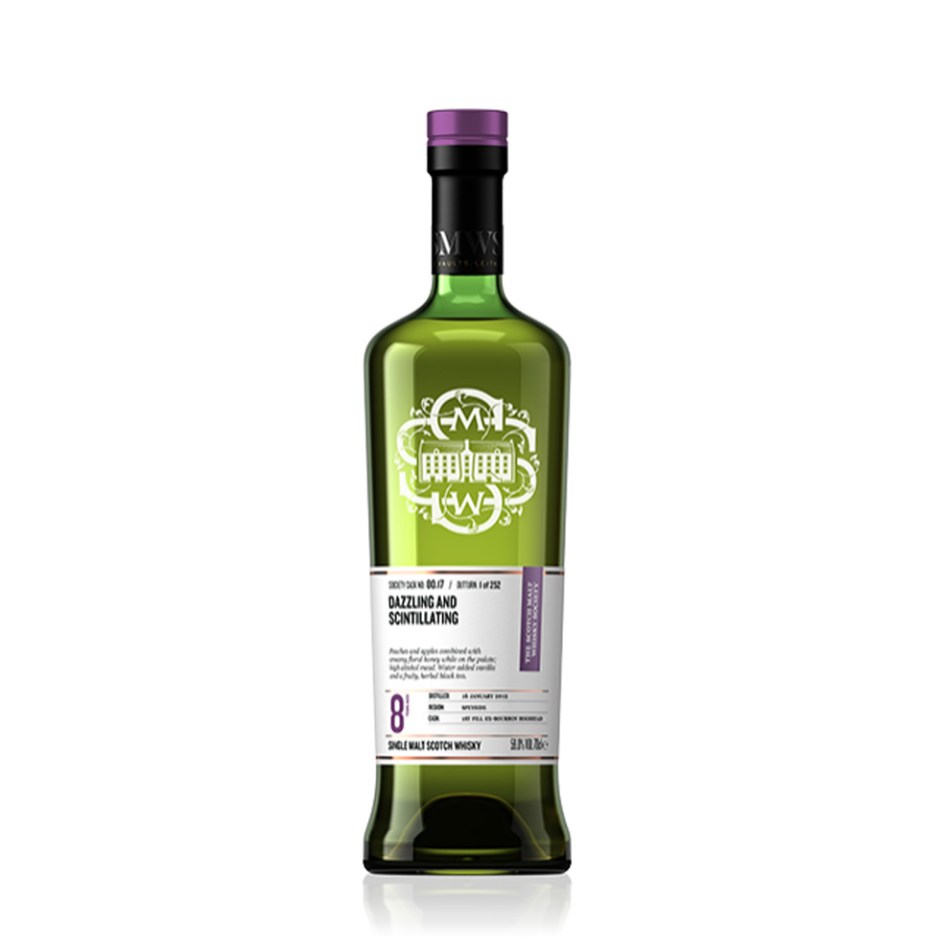 Glen Spey 8yo "80.17 - Dazzling and scintillating" by The Scotch Malt Whisky Society (Speyside SMWS Single Cask Tasting Notes BarleyMania)