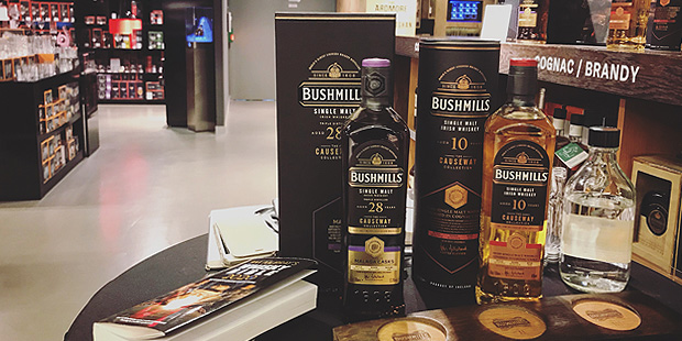 Bushmills Irish Whiskey Open Tasting at Alsterhaus in Hamburg (10yo Cognac Cask 28yo Malaga Causeway Collection)