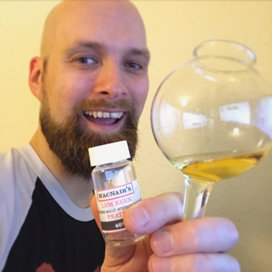 3x MacNair's Lum Reek Peated Single Malt Scotch Whisky (The GlenAllachie Blog Tasting Notes BarleyMania)