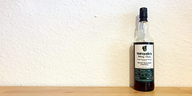 Secret Speyside 12yo by Weinquelle's Whisky Choice (Single Malt Scotch PX Sherry Hogshead Tasting Notes Blog BarleyMania)