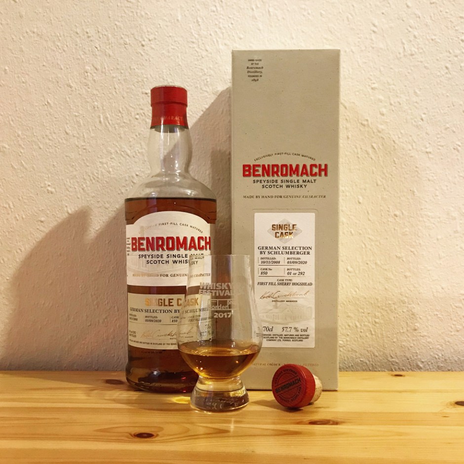 Benromach 12yo Sherry Cask for Germany (Speyside Malt Scotch Whisky Tasting Notes Blog BarleyMania)