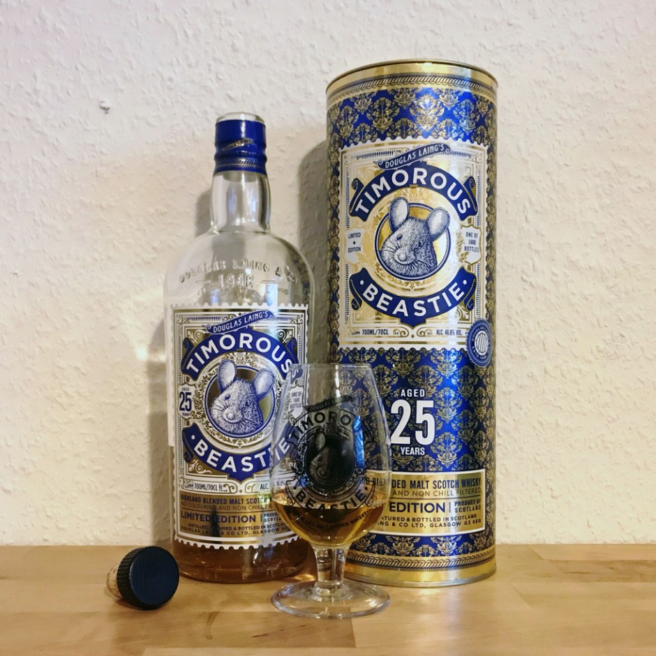 Timorous Beastie 25yo by Douglas Laing's Remarkable Malts (Blended Malt Scotch Whisky Burns Night BarleyMania)