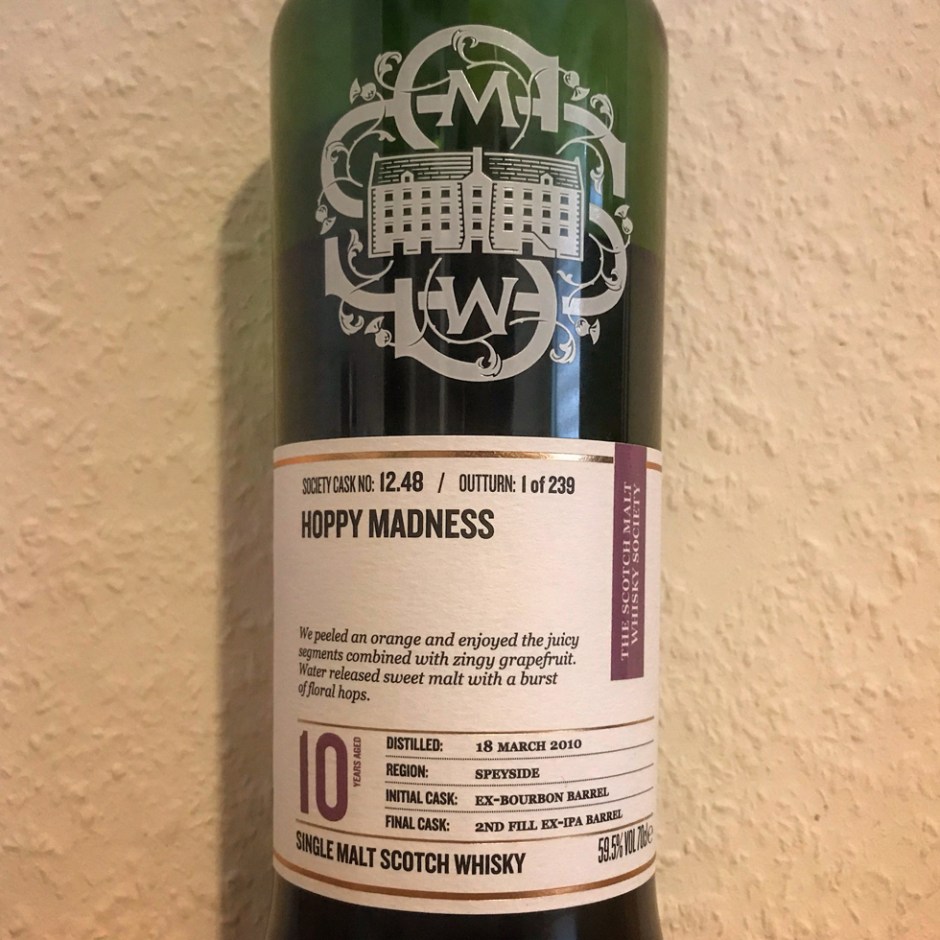 Benriach 10yo by The SMWS (Single Malt Scotch Whisky Speyside Craft Beer Cask Tasting Notes Blog)