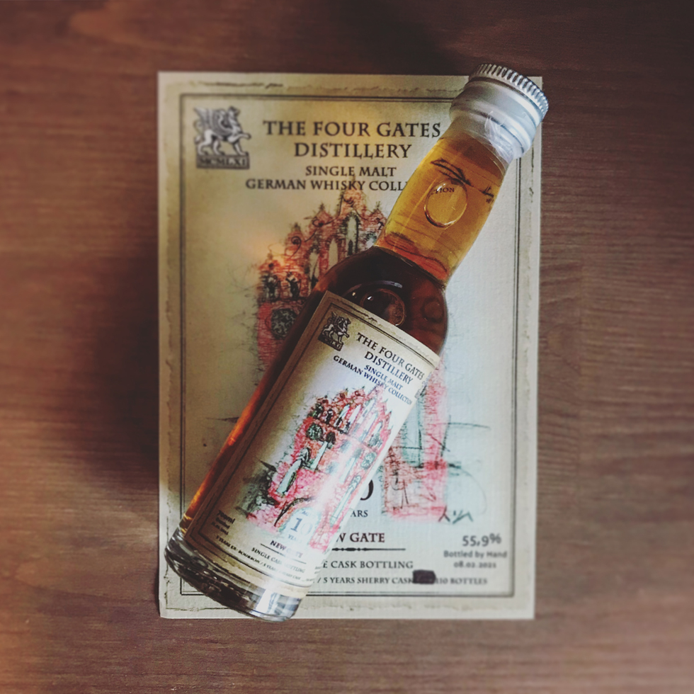 2x Single Malt Rye Whisky from Germany (Hillock New Gate Cream Sherry Blog Tasting Notes BarleyMania)