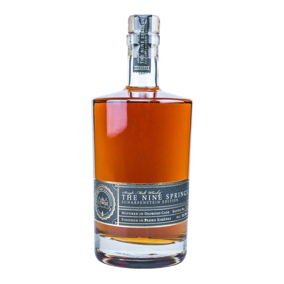 Burg Scharfenstein Edition 2 by The Nine Springs (Single Malt German Whisky Oloroso PX Sherry Cask Tasting Notes BarleyMania)