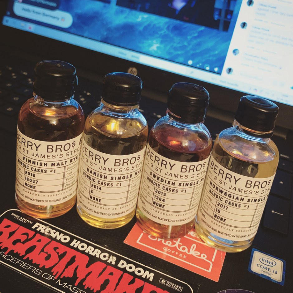 The Nordic Casks Whisky Tasting by Berry Bros & Rudd (Fary Lochan Kyrö Myken High Coast Virtual Single Malt Event)