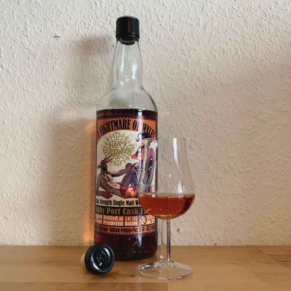 Penderyn 6yo Ruby Port Finish by Brühler Whisky Haus (A Nightmare Of Wales Single Malt Whisky Cask Review Tasting Notes)