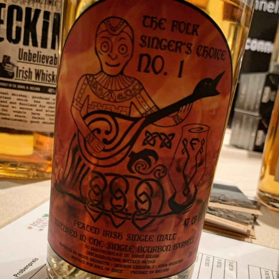 4x Special Bottling by Irish Whiskeys and Ball of Malt Tastings (Single Malt Cask Peat Ireland BarleyMania Blog Tasting Notes)