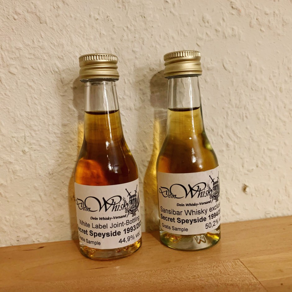 Secret Speyside 26yo & 28yo by DeinWhisky.de (Single Malt Scotch Whisky Sanisbar Exclusive BarleyMania)
