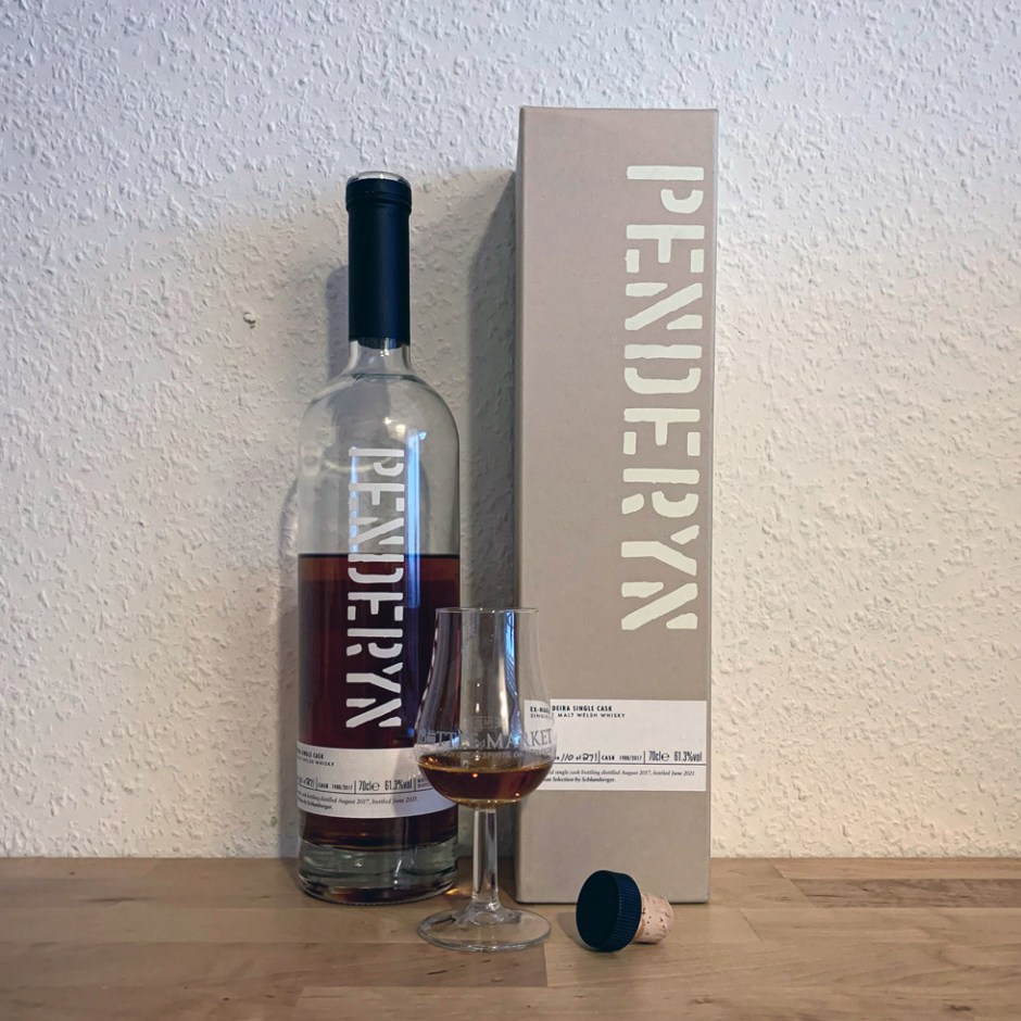 Penderyn 3yo Madeira Cask by German Selection for Schlumberger (Single Malt Welsh Whisky Blog Tasting Notes BarleyMania)