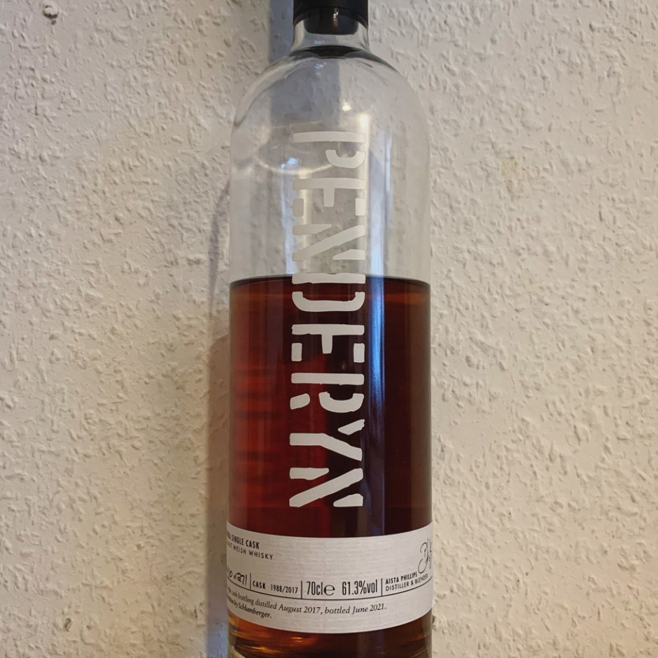 Penderyn 3yo Madeira Cask by German Selection for Schlumberger (Single Malt Welsh Whisky Blog Tasting Notes BarleyMania)