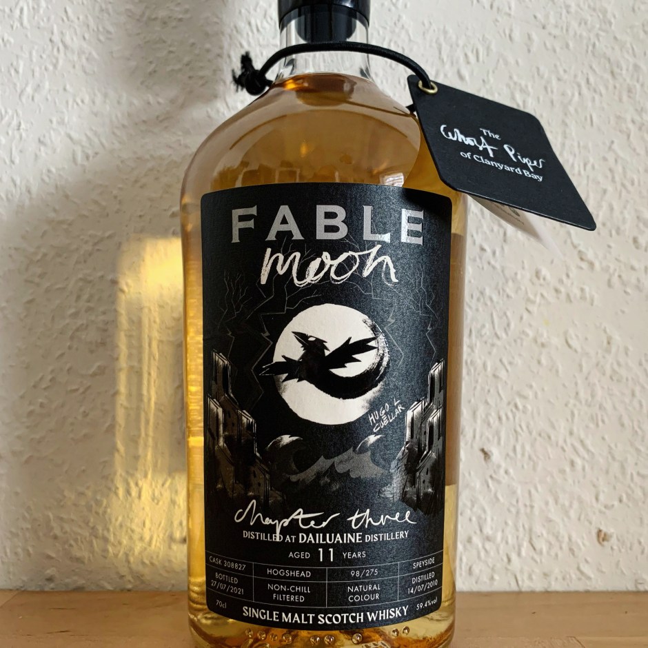 Label shot of Dailuaine 11yo by Fable Whisky from Scotland (BarleyMania)