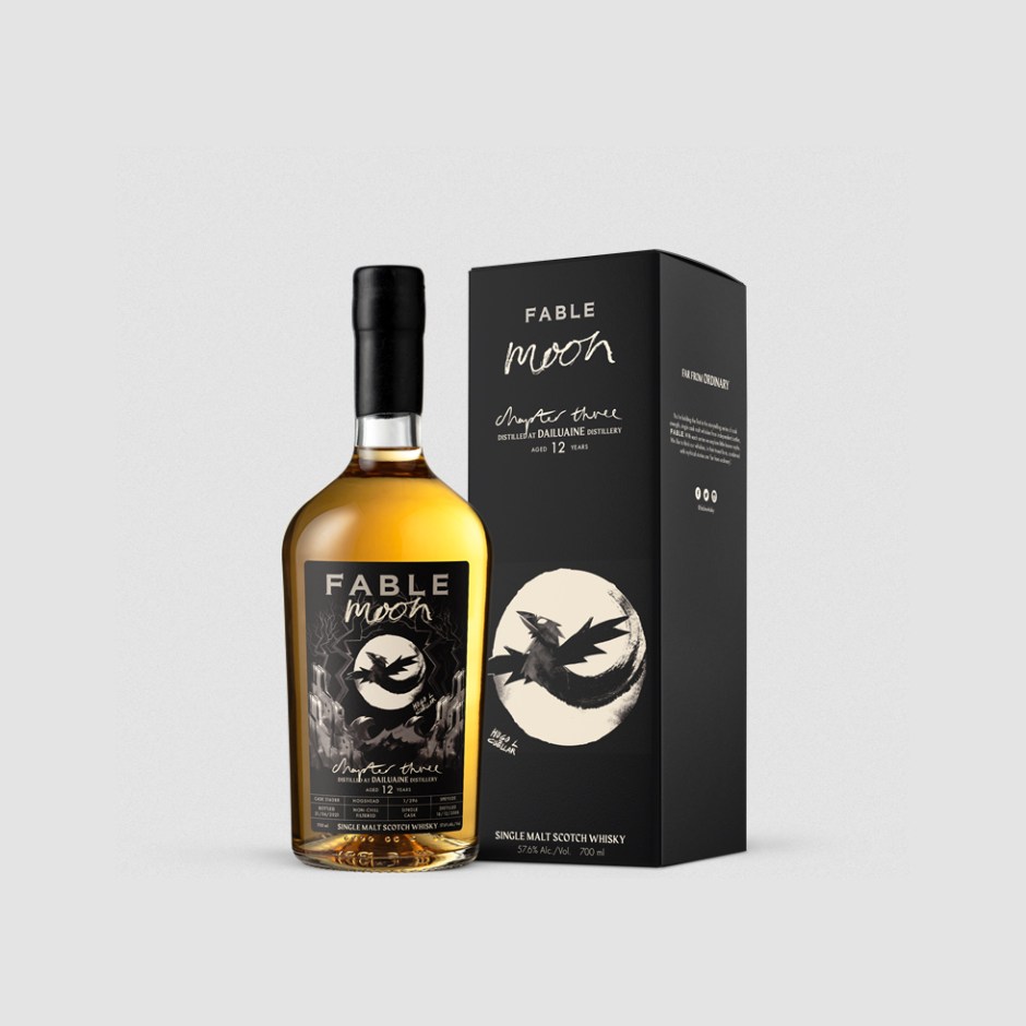 Promo shot of Dailuaine 11yo by Fable Whisky from Scotland (BarleyMania)