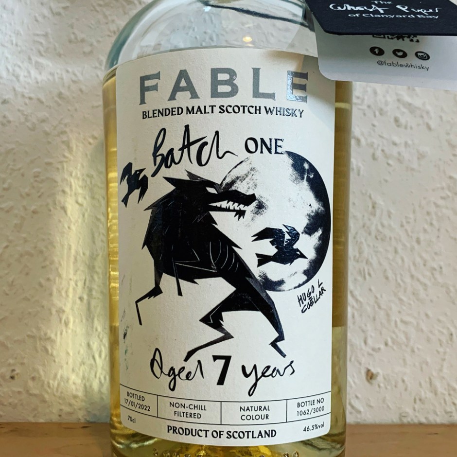 Label shot of FABLE Blended Malt Scotch Whisky - Batch One