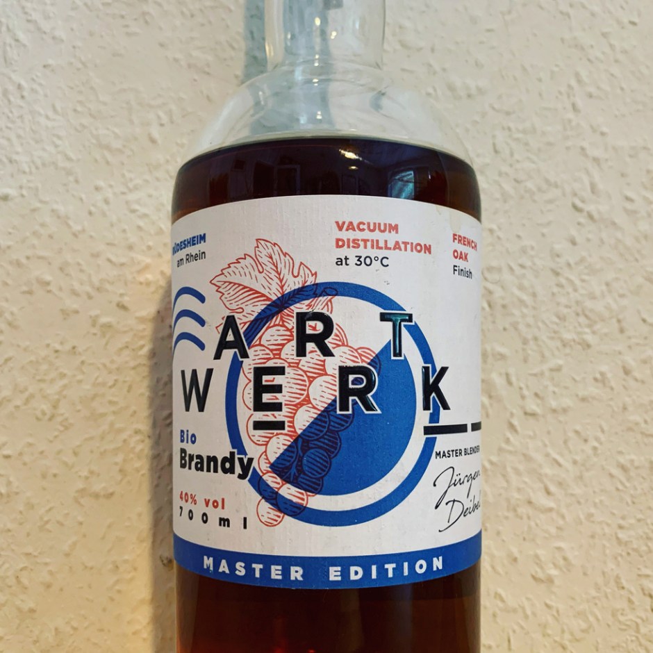 Label shot of Artwerk Bio Brandy - Master Edition
