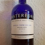 Label shot of Waterford Broomlands Irish Single Malt Whisky 1.2
