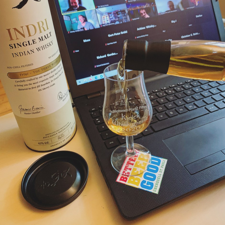 Indri Trini Indian Single Malt Whisky Virtual Launch Event by Prineus