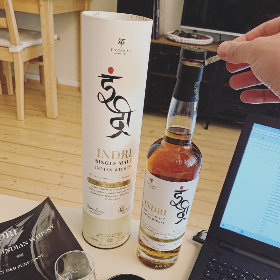 Indri Trini Indian Single Malt Whisky Virtual Launch Event by Prineus