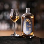 Promo shot of Cley Dutch Single Malt Whisky 4yo "Secret Islay Batch No.1"
