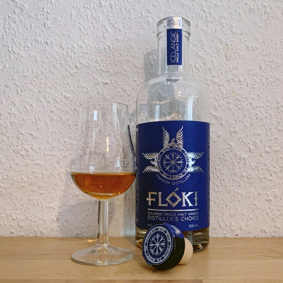 of Floki Distiller's Choice Icelanding Single Malt Whisky drawn from an Oloroso Sherry cask