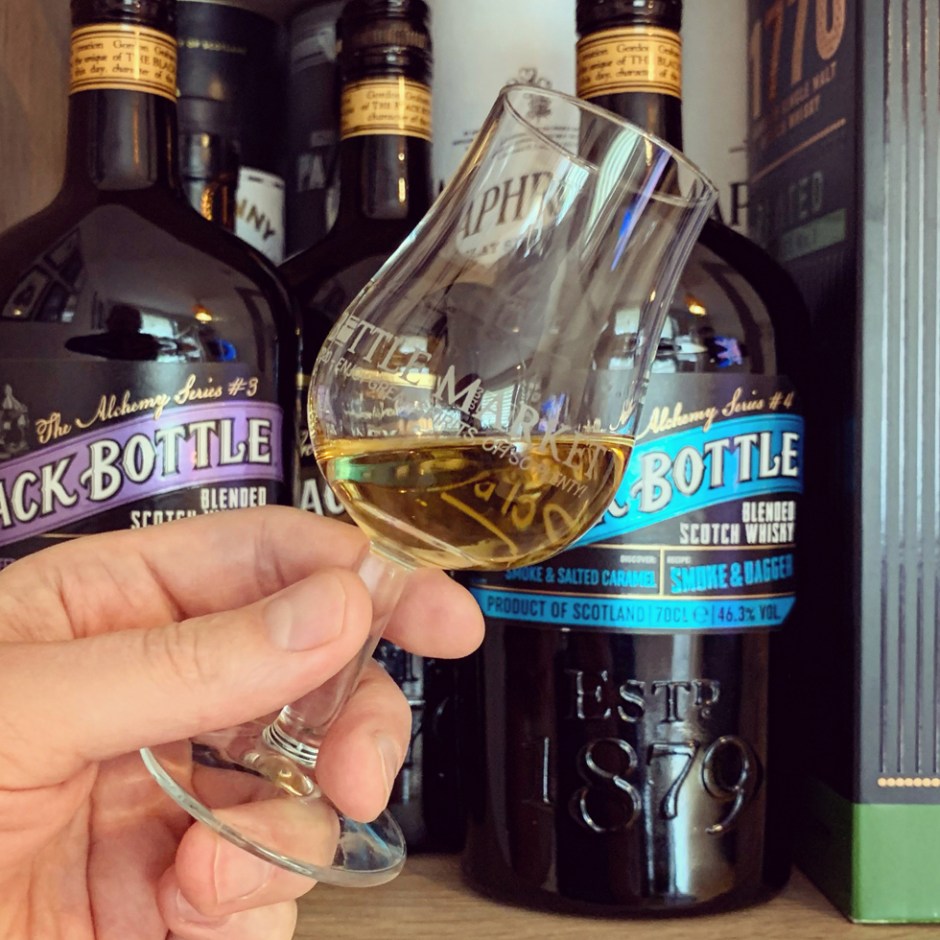 Impressions of Black Bottle Alchemy "Andean Oak" and "Smoke & Dagger" Virtual Launch Tasting Event (BarleyMania)