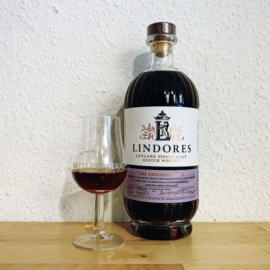 Full shot of Lindores Abbey The Exclusive Cask 2018/2022 Port & Sherry for Prineus GmbH