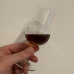Dram shot of Lindores Abbey The Exclusive Cask 2018/2022 Port & Sherry for Prineus GmbH