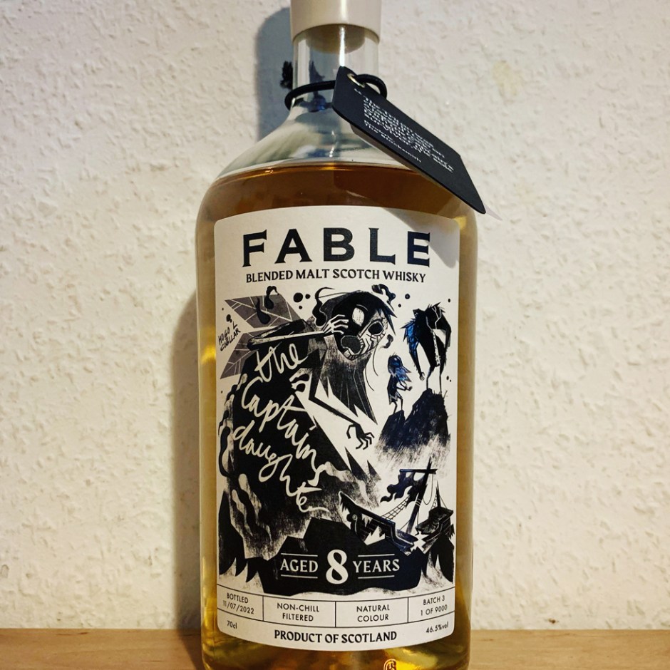 Label shot of Fable Blended Malt Scotch Whisky Batch Three