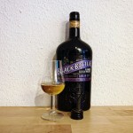 Full shot of Black Bottle Blended Scotch Whisky "Alchemy Series #3: Andean Oak"
