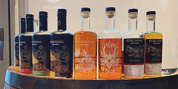 Impressions of Stauning Whisky's open tasting at Weinquelle Lühmann in Hamburg