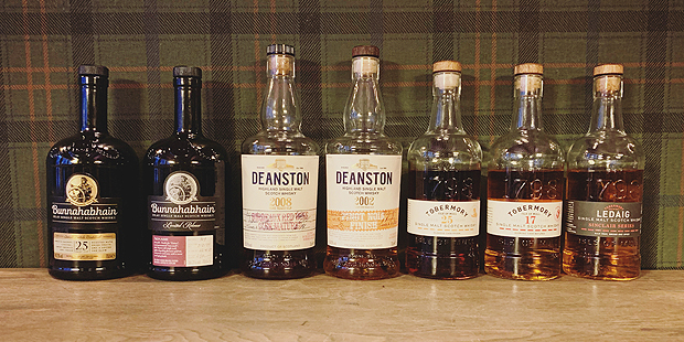 Impressions of Distell Group Masterclass at Whiskyplaza in Hamburg (Bunnahabhain, Deanston, Tobermory, Ledaig)