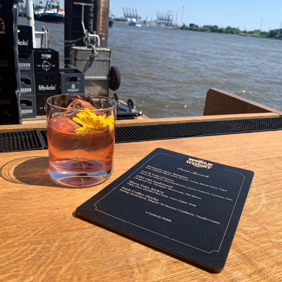 Borco World of Whisky festival 2023 at Museumshafen Oevelgoenne in Hamburg