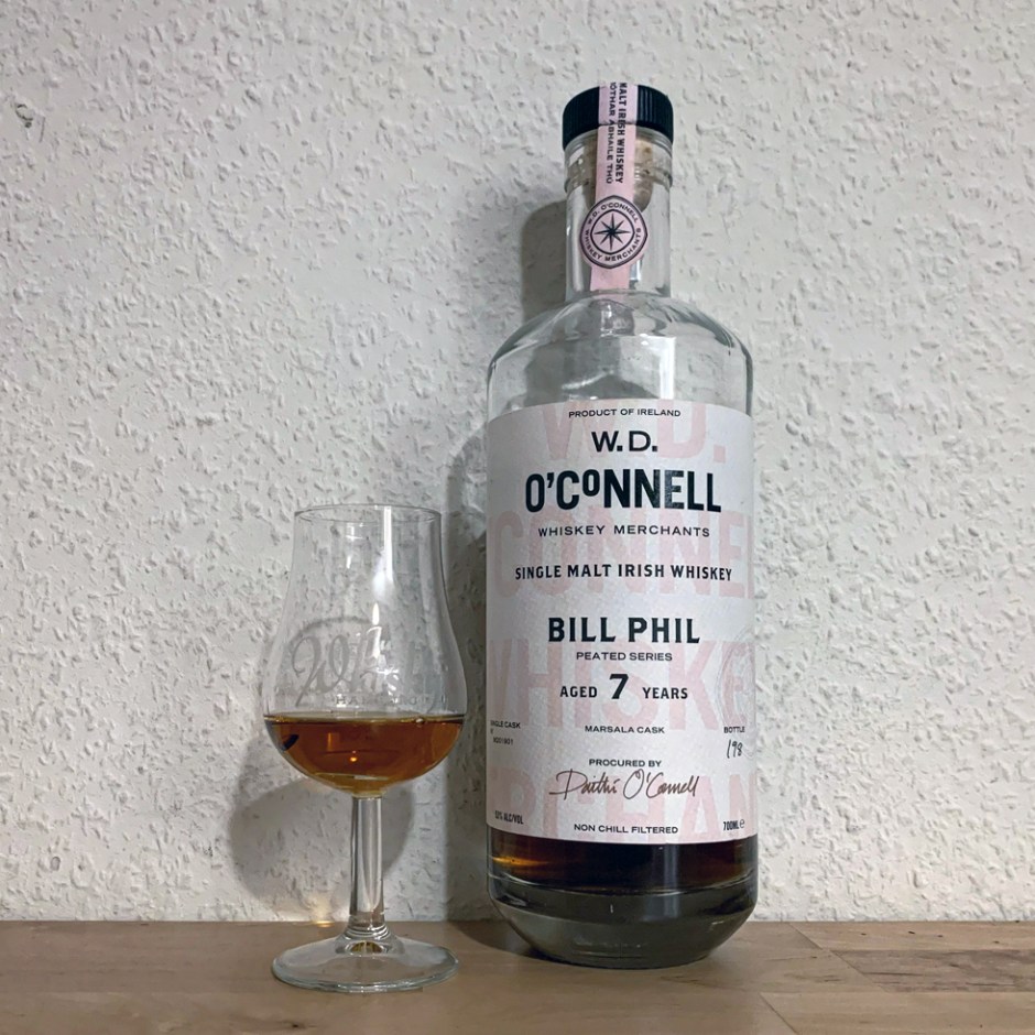 W.D. O'Connell Bill Phil 7yo Marsala Peated Irish Single Malt Whiskey