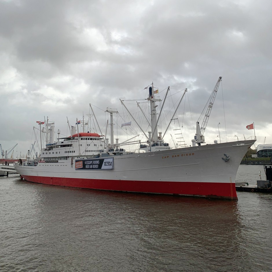 Thy Whisky Cask Owners' Tasting aboard the Cap San Diego in Hamburg