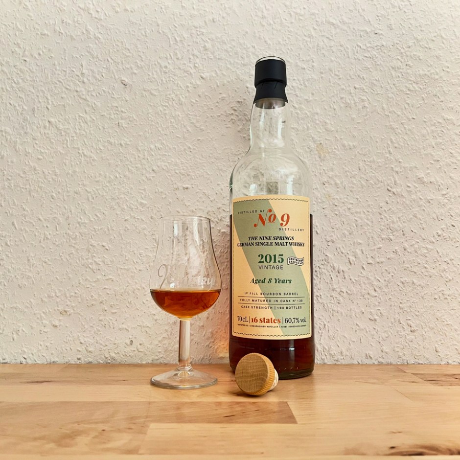 The Nine Springs 8yo German Single Malt Whisky by 16 States (Tasting Notes by BarleyMania Blog)