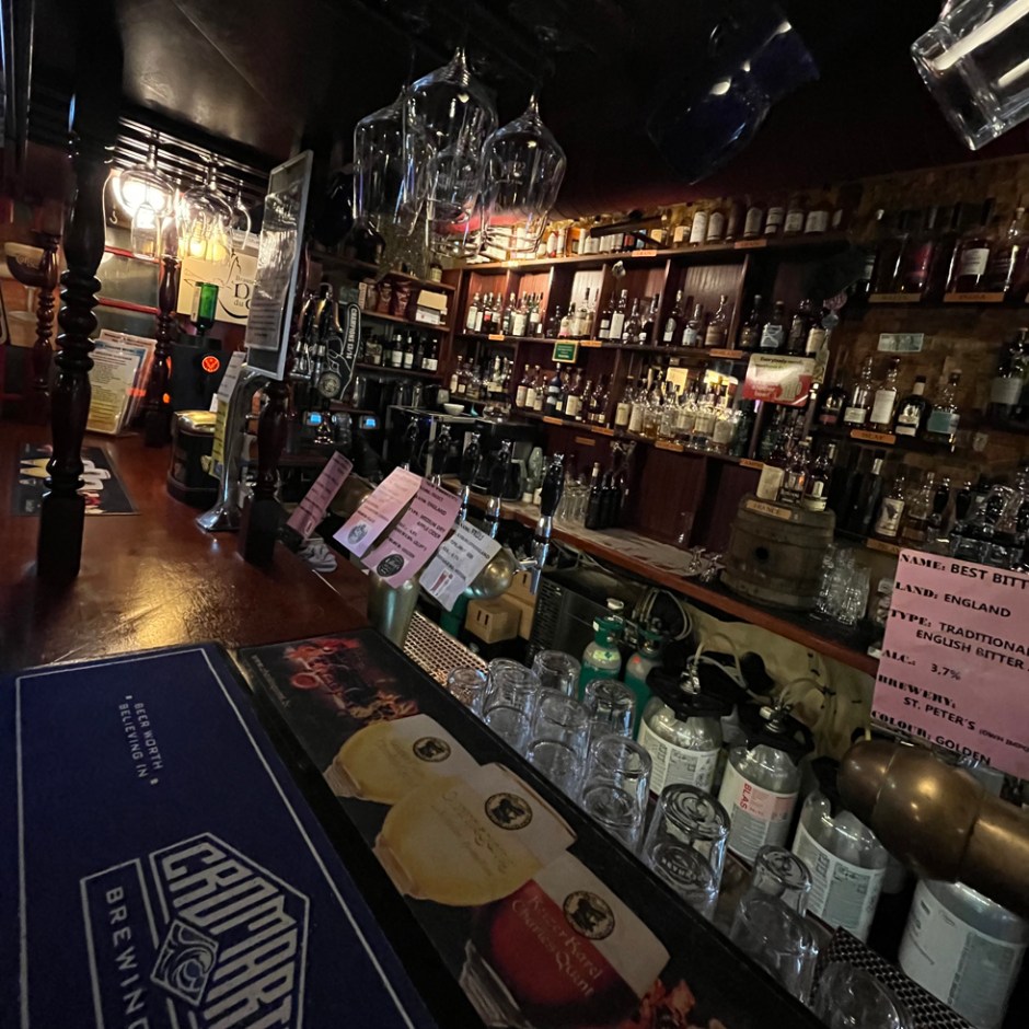 Den Engelske Pub in Kolding in Denmark (Craft Beer Whisky Bar Review at BarleyMania Blog)
